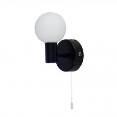 Vanity 1 Light Wall Light Matt Black