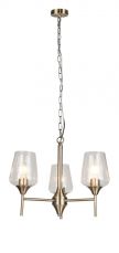 Vino 3 Light Antique Brass Ceiling Light