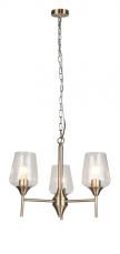 Vino 3 Light Antique Brass Ceiling Light