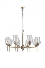 Vino 8 Light Antique Brass Ceiling Light