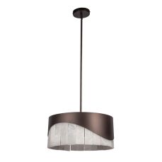 Hamilton 3 Light Dark Bronze with Spanish Alabaster Stone